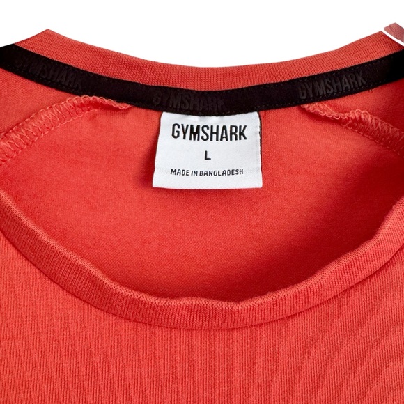 Gymshark Apollo Muscle Fit T-Shirt Large Men’s Storm Red A1A3D Short Sleeve - Picture 2 of 6